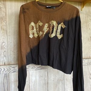 NWT AC⚡️DC thermal crop top